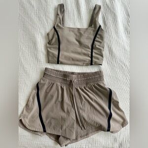 Abercrombie & Fitch Tan Athletic Shorts